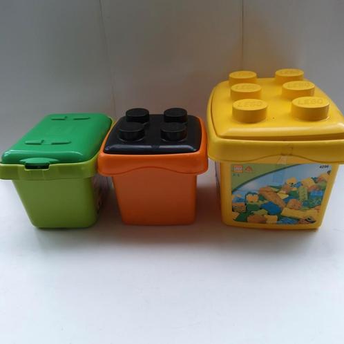 3 lege opbergdozen Lego/Duplo., Kinderen en Baby's, Speelgoed | Duplo en Lego, Zo goed als nieuw, Duplo, Ophalen