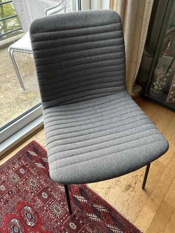 chaise de bureau design/revêtement en tissu/comme neuve