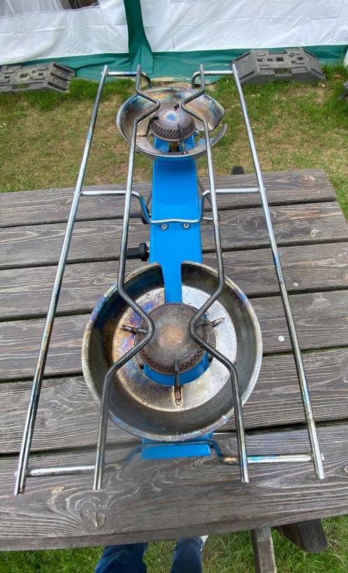 Camping vuur 2 pits, Caravans en Kamperen, Kampeeraccessoires, Gebruikt, Ophalen of Verzenden
