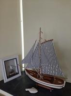 Decoratieve houten zeilboot, Ophalen of Verzenden, Zo goed als nieuw