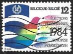 1 Postzegel België 1984 Verkiezingen Europees Parlement, Postzegels en Munten, Postzegels | Europa | België, Europa, Frankeerzegel