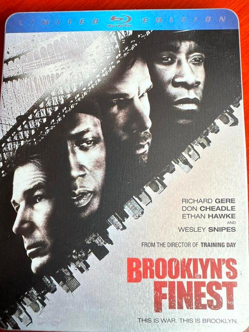 BROOKLYN’S FINEST BLUE RAY STEEL BOX, CD & DVD, Blu-ray, Comme neuf, Action, Enlèvement ou Envoi