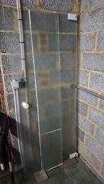 Glazen douche deur + glazen vast paneel +/- 75 cm, Doe-het-zelf en Bouw, Ophalen, Gebruikt, Glas, Douche
