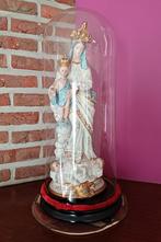 Globe ancien joli image Marie avec l'Enfant Jésus et anges, Enlèvement