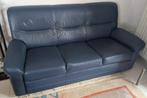 2 driezit leren zetels, Ophalen, 150 tot 200 cm, Driepersoons, Zo goed als nieuw