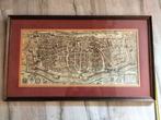 Kaart van Antwerpen reproductie 17de eeuw, Antiek en Kunst, Ophalen