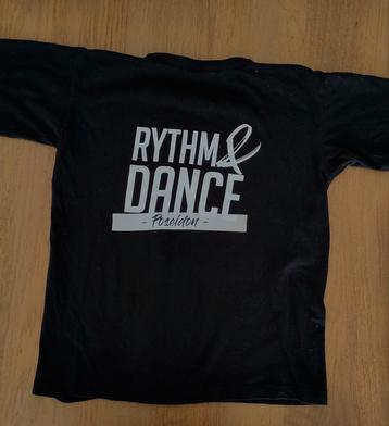 T-shirt noir école de danse Rythm & Dance Poséidon 