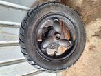 Banden met velg kymco 50cc scooter originel, Fietsen en Brommers, Ophalen of Verzenden, Zo goed als nieuw, Carburateur