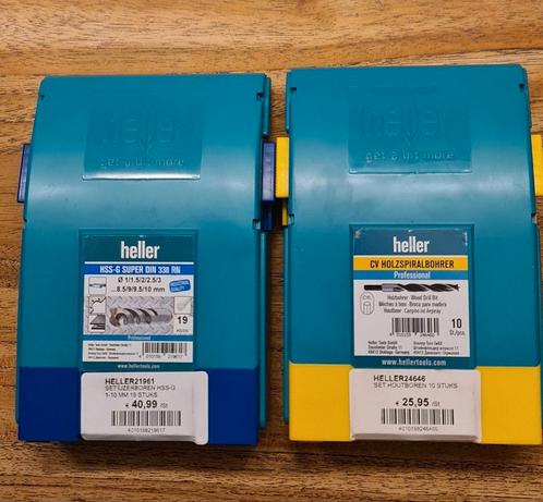 Nieuwe set heller HSS-G 19delig metaalboren en 10delig, Doe-het-zelf en Bouw, Gereedschap | Boormachines, Ophalen
