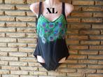 (21)- maillot femme t.XL vert noir - BPC - neuf -, Zwart, Nieuw, Badpak, Ophalen of Verzenden