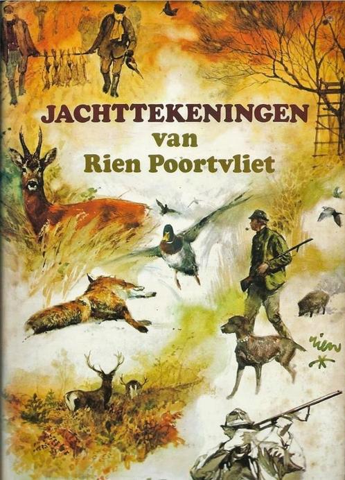 Rien Poortvliet - Jachttekeningen, Boeken, Kunst en Cultuur | Beeldend, Zo goed als nieuw, Verzenden