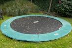 Trampoline Berg flatground 380 cm groen, Kinderen en Baby's, Ophalen, Zo goed als nieuw