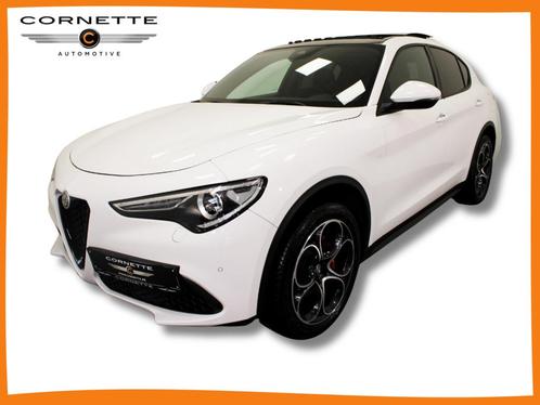 Alfa Romeo Stelvio 2.0 TURBO SPRINT Q4 200 PK Verwarmde zete, Autos, Alfa Romeo, Entreprise, Stelvio, Régulateur de distance, Airbags