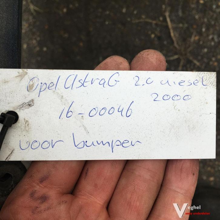 Opel Astra G 2.0 2000 1600046  Voorbumper, Auto-onderdelen, Carrosserie, Bumper, Voor, Gebruikt, Ophalen