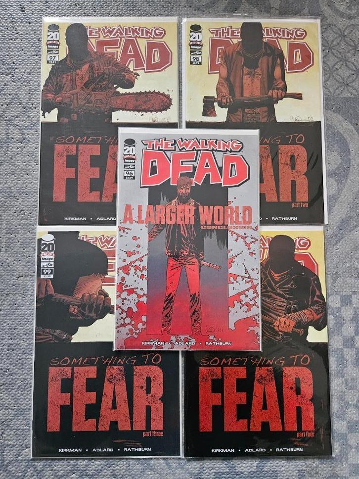the Walking Dead #96-100 (2012), Boeken, Strips | Comics, Nieuw, Complete serie of reeks, Ophalen of Verzenden