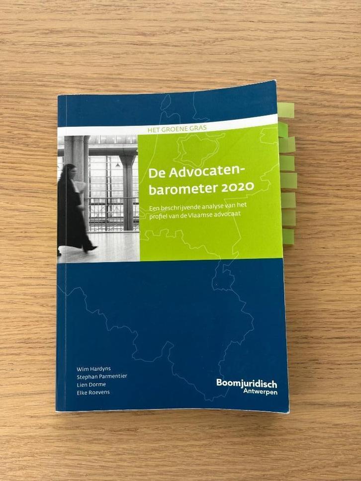 De Advocatenbarometer 2020, Boeken, Studieboeken en Cursussen, Zo goed als nieuw, Hoger Onderwijs, Ophalen