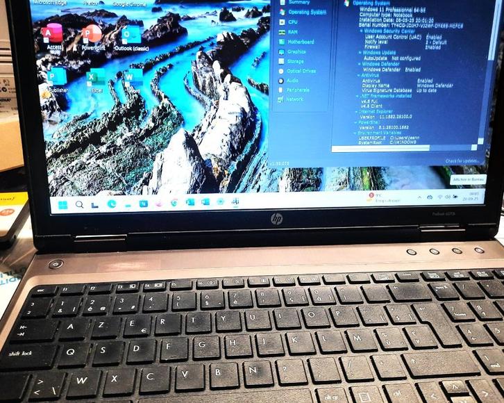 Win11PRO HP PROBOOK 6570B 15,6’’ Ram 8Gb I5-3230M 2,6GHz SSD, Computers en Software, Windows Laptops, Refurbished, 15 inch, HDD