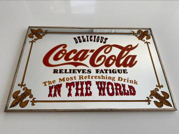 Miroir publicitaire vintage Coca Cola