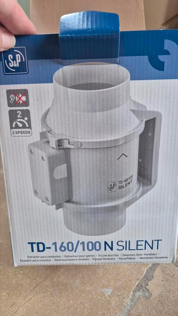 Buis/kanaalventilator met 2 snelheden S&P, Bricolage & Construction, Ventilation & Extraction, Utilisé, Ventilateur, Enlèvement
