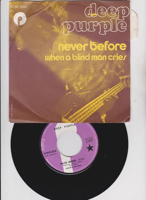 Deep Purple – Never Before  1972  Hard Rock, Cd's en Dvd's, Vinyl Singles, Zo goed als nieuw, Single, Rock en Metal, 7 inch, Ophalen of Verzenden