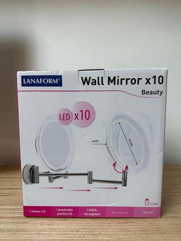 Lanaform Wall Mirror x 10, Neuf, Enlèvement ou Envoi, Moins de 100 cm, Rond