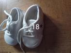 Chaussures bébé blanc neuf 18, Kinderen en Baby's, Babykleding | Schoentjes en Sokjes, Nieuw, Schoentjes, Jongetje of Meisje, Ophalen