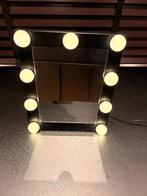 Hollywood spiegel, 9 LED Lampen , touchbediening, Enlèvement ou Envoi, Moins de 100 cm, Comme neuf, Rectangulaire