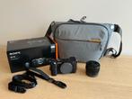 Full-frame hybride kit Sony A7C zwart + 28-60mm F4-5.6, Ophalen of Verzenden, Sony, Zo goed als nieuw