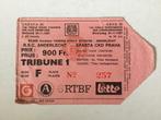 Anderlecht-Sparta CKD Praha 1/8e finale Europa 4/11/87, Tickets en Kaartjes