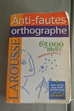 larousse anti-fautes orthographe, Boeken, Schoolboeken, Gelezen, Ophalen of Verzenden