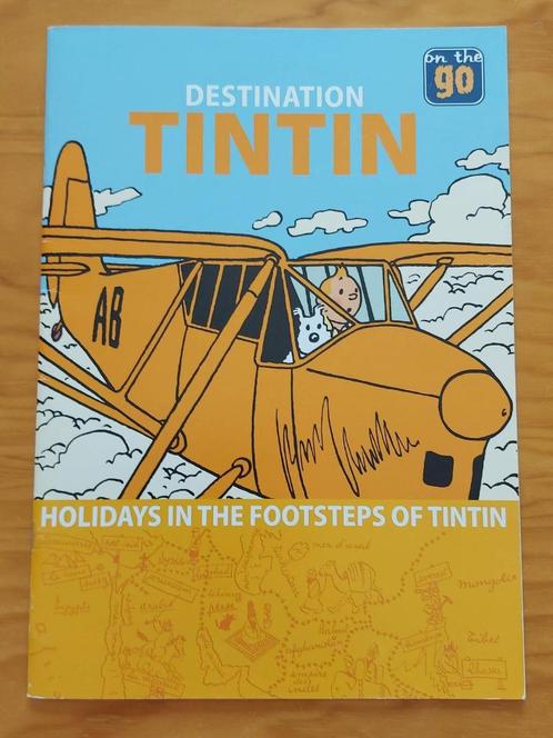 Book - ‘On the GO’ - ‘Destination Tintin’ - Private edition, Verzamelen, Stripfiguren, Zo goed als nieuw, Boek of Spel, Kuifje
