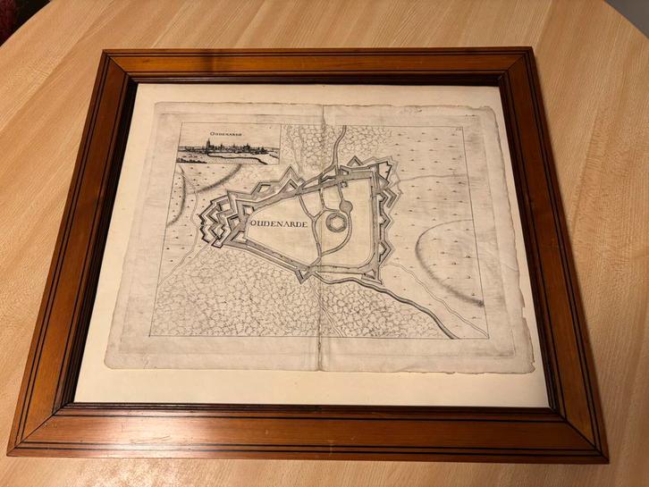 Oude ets van Oudenaarde, Antiek en Kunst, Kunst | Etsen en Gravures, Ophalen of Verzenden
