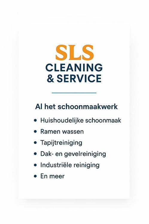 SLS Cleaning & Service – Voor al uw schoonmaakdiensten, Vacatures, Vacatures | Schoonmaak en Facilitaire diensten