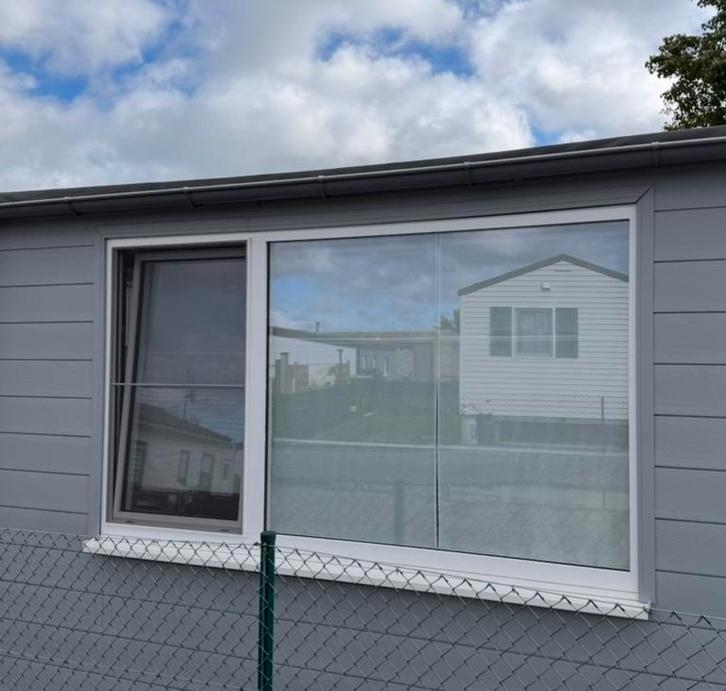 Groot Profel raam met draai kiep links B255 x H152, Doe-het-zelf en Bouw, Raamkozijnen en Schuifdeuren, Zo goed als nieuw, Ophalen