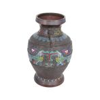 Paar bronzen en cloisonnevazen uit China, Ophalen of Verzenden