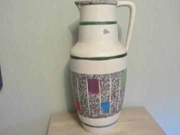 Grote Vintage jaren '50-'70 keramiek vaas W-Germany Genummer beschikbaar voor biedingen
