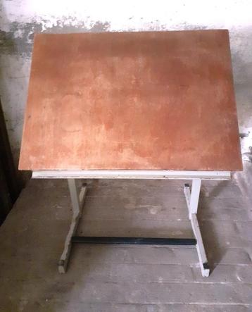 Table à dessin vintage, Enlèvement, Comme neuf, Moins de 130 cm