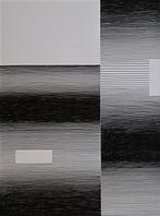 Michel Seuphor - inkttekening - abstracte compositie, Antiek en Kunst, Ophalen