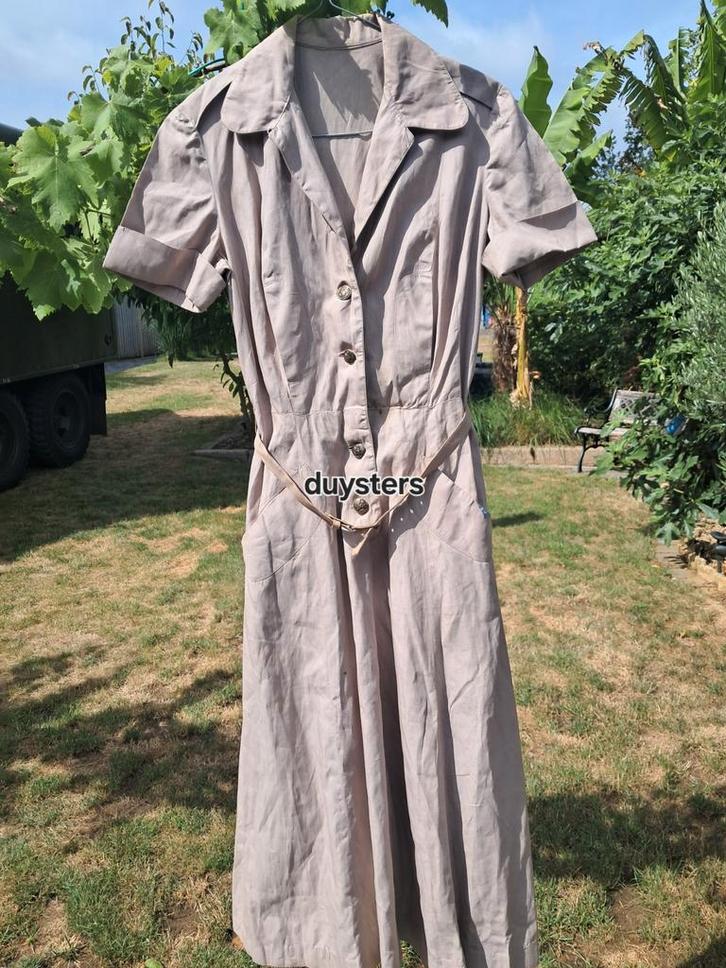 Robe d'été du corps d'armée pour femmes, coton taupe, Collections, Objets militaires | Général, Enlèvement ou Envoi