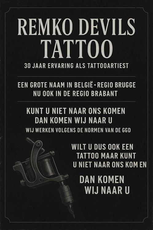 Tattoo, Hobby en Vrije tijd, Overige Hobby en Vrije tijd, Ophalen