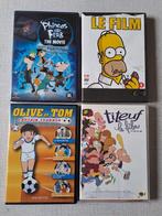 4 DVD : Titeuf, Les Simpson, Olive et Tom, Phinéas, Utilisé, Enlèvement ou Envoi