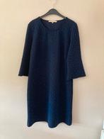 Donkerblauw winterkleed met 3/4 mouwen, Comme ça, 42, Kleding | Dames, Jurken, Blauw, Maat 42/44 (L), Zo goed als nieuw, Comme ça