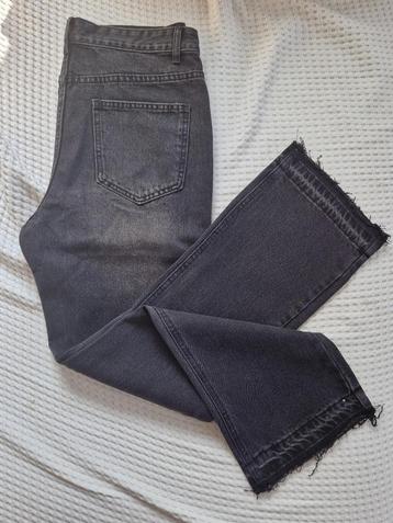 Nieuwe, nooit gedragen zwartgrijze jeansbroek Azar maat S/M beschikbaar voor biedingen