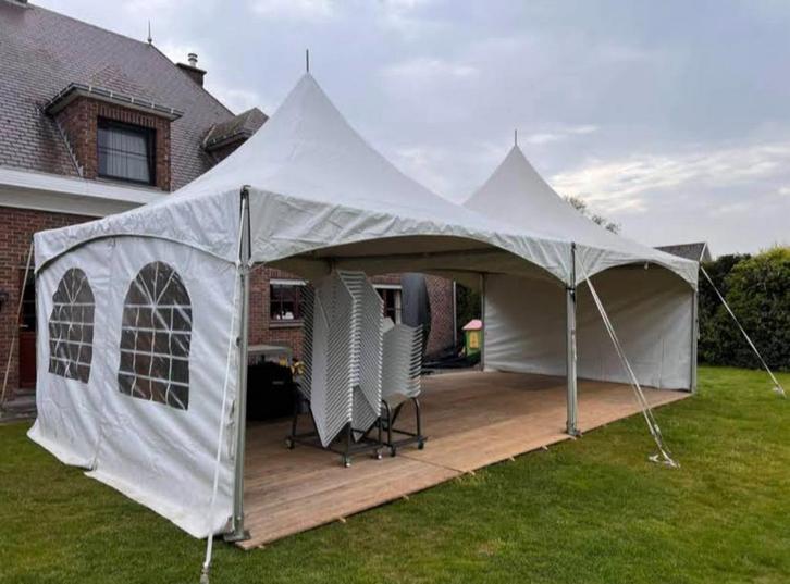 Chapiteau pagode tonnelle PRO! 5m/5m 1 pièce, Tuin en Terras, Partytenten, Ophalen