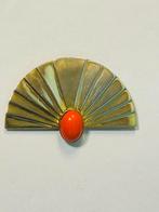 Karl Lagerfeld 1983 broche en argent 925 Donald Stannard, Bijoux, Sacs & Beauté, Broches, Envoi, Utilisé, Argent