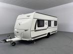 Fendt Saphir 465 TG Cassetteluifel Mover Voortent, Caravans en Kamperen, Caravans, Hordeur, Rondzit, 2 aparte bedden, 4 tot 5 meter