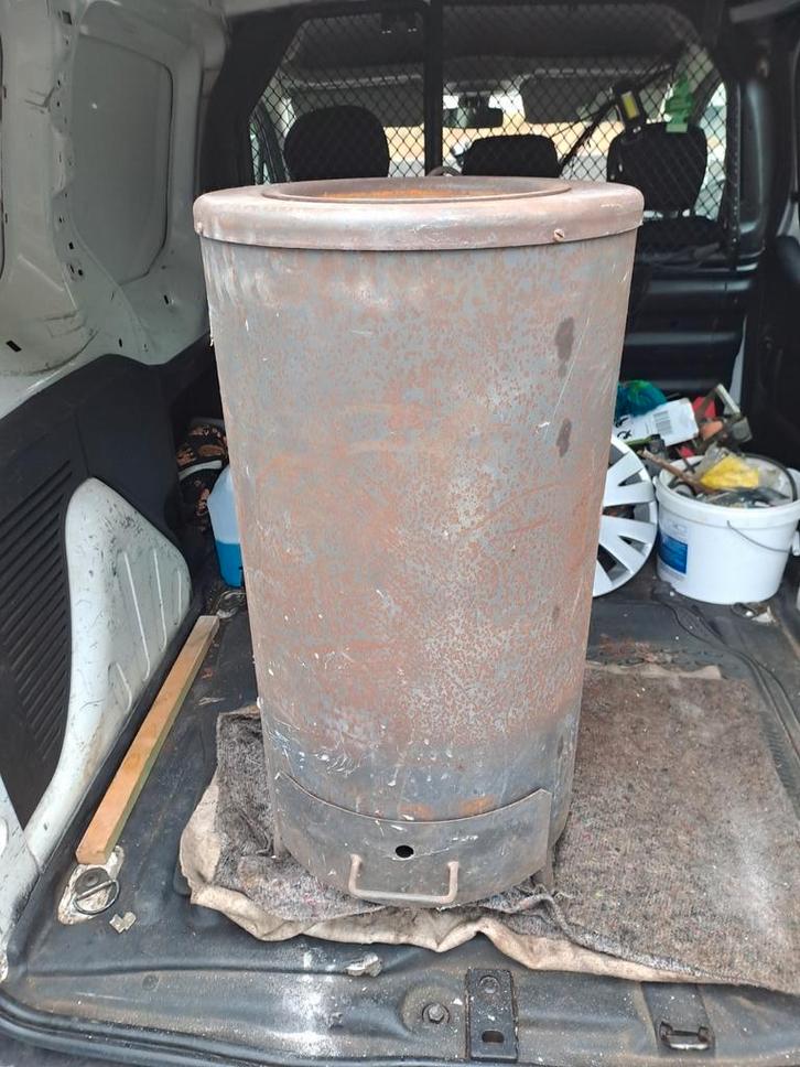 kachel alles brander, Huis en Inrichting, Kachels, Gebruikt, Vrijstaand, Allesbrander, Hout, Ophalen