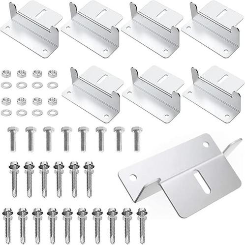 Supports de panneau solaire Z avec écrous/vis, Doe-het-zelf en Bouw, IJzerwaren en Bevestigingsmiddelen, Nieuw, Schroeven, Ophalen of Verzenden
