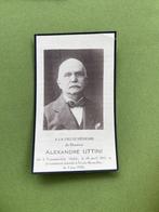 Alexandre UTTINI 1853 Commacchio (Italie) 1930 Ukkel Brussel, Verzamelen, Bidprentjes en Rouwkaarten, Ophalen of Verzenden, Bidprentje