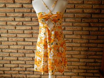(109)- robe femme t.38 orange - H&M - beschikbaar voor biedingen